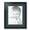 ArtToFrames 14x17" Matted Picture Frame with 10x13" Single Mat Photo Opening Framed in 1.25" Black and 2" Mat (FWM-3926-14x17)